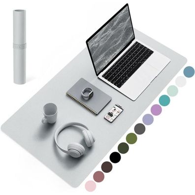Schreibtischunterlage Mauspad Leder Wildleder Office Mousepad Laptop 80x40cm