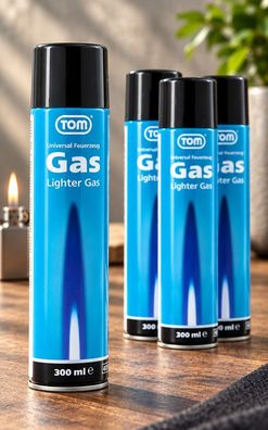 Feuerzeuggas 300ml 4er Set