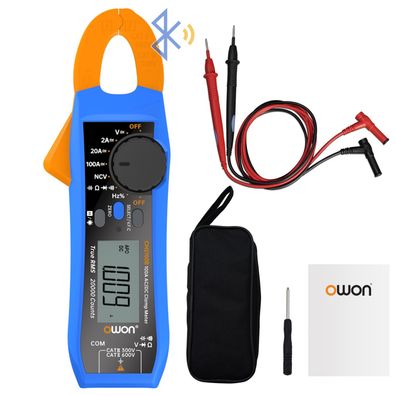 OWON CM2100B Mini Bluetooth Zangenmessgerät True RMS 600 V 100 A mit NCV