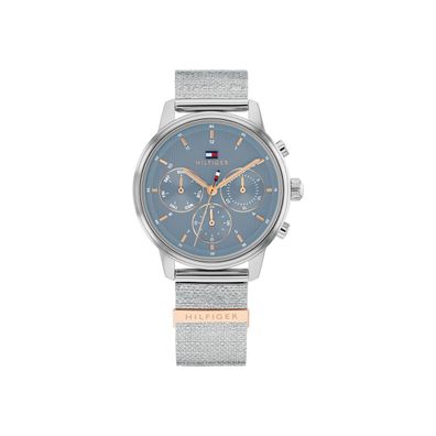 Tommy Hilfiger Damenuhr 1782807 Edelstahl, Roségold plattiert