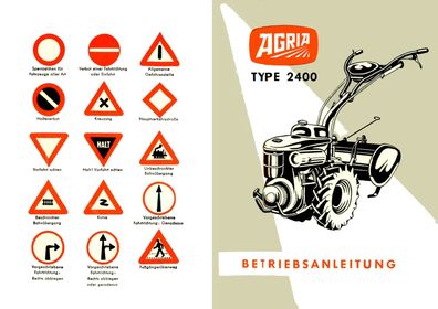 Betriebsanleitung Agria Type 2400 Motormäher
