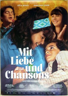 Mit Liebe und Chansons - Original Kinoplakat A0 - Leïla Bekhti - Filmposter
