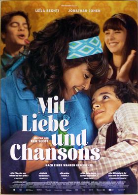 Mit Liebe und Chansons - Original Kinoplakat A1 - Leïla Bekhti - Filmposter