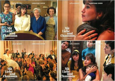 Mit Liebe und Chansons - 4 Original Kino-Aushangfotos - Leïla Bekhti - Filmposter