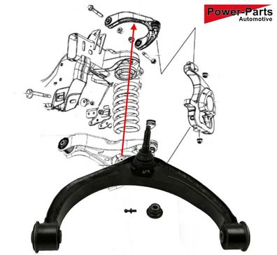 Querlenker vorne oben links RAM 1500 Bj:09-25 2WD & 4WD (Gen.4)