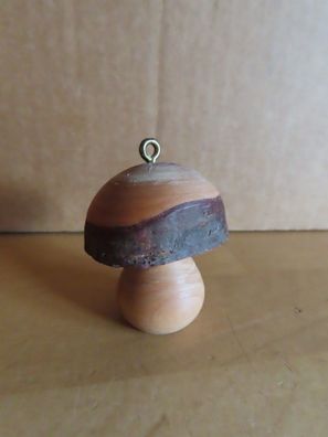 Figur Pilz Holz mit Öse ca. 4,4 cm H