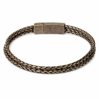 Armband Antik Brass Unisex dreifach Armband in Bronzekupfer ton Nickelfrei Biba
