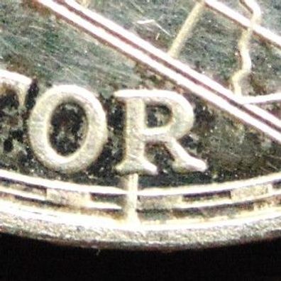 5 Deutsche Mark 1969 F, Gerhard Mercator. Var. mit langem "R". Selten