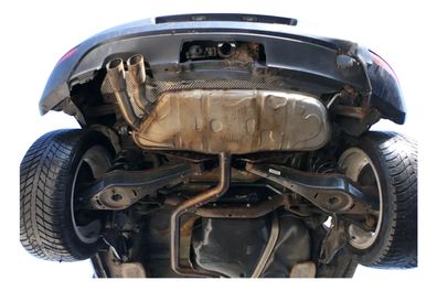 VW Golf 6 5K Auspuff Mittelrohr Endschalldämpfer hinten 2,0 CBAA CBAB 5K6253207A