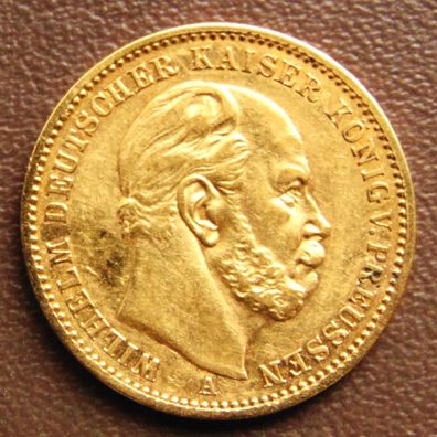 Preussen. 20 Mark 1871 A. Erste Reichsgoldmünze