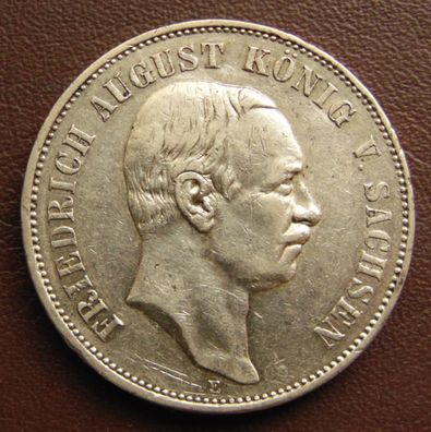 Sachsen. 5 Mark 1907 E