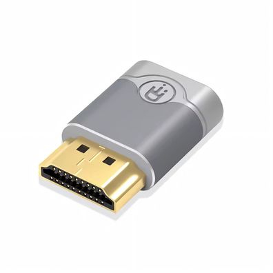 C76 HDMI Virtual Display Dummy Plug Emulator Headless Adapter 4K für PC Mac Linux