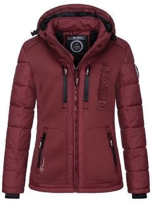 Geographical Norway Damen Winter Jacke Steppjacke mit Kapuze Winterjacke D-515
