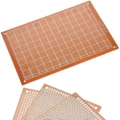 Rosfix Prototypenplatine 120x180 mm – THT Raster 2,54 mm | 1-seitig
