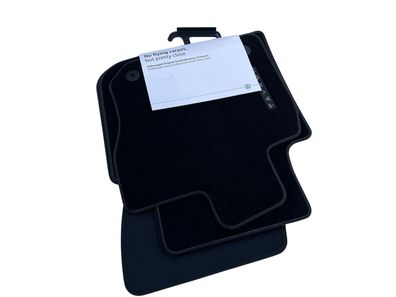 Original VW Fußmatten Velours Premium Tayron R4 Stoff schwarz Teppich Textil 4x