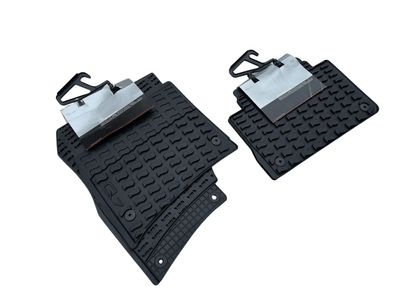 Original Audi Gummimatten Fussmatten schwarz Q7 4L Allwetter Gummi Set 4-teilig