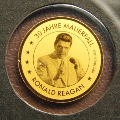 TSCHAD. 3000 Francs 2019, Ronald Reagan. Feingold 1/500 oz