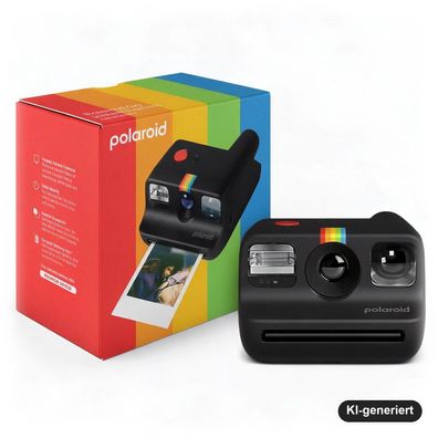 Polaroid Go Generation 2 Sofortbildkamera, Schwarz, für Polaroid Go Film