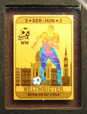 BRD. Deutsche Fussballgeschichte. Feingold 1/500 oz