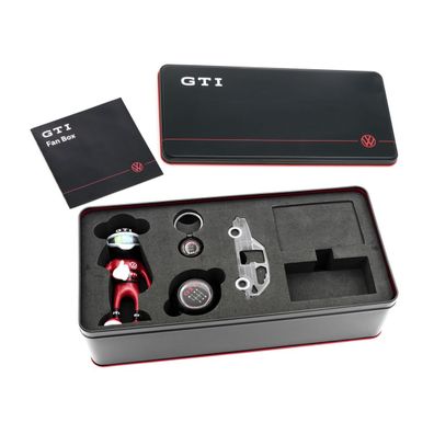 Original VW GTI Box Biegefigur Flaschenöffner Schlüsselanhänger Golfball 000087700DH