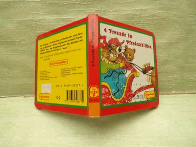 4 Freunde im Pferdeschlitten Pestalozzi 666 Ursula Muhr Pappbilderbuch mini