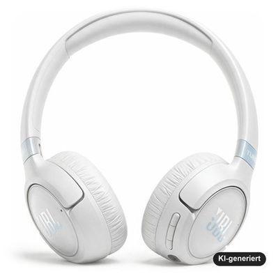 JBL Tune 680NC Bluetooth On-Ear-Kopfhörer mit Noise-Cancelling, Weiß