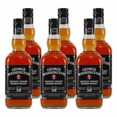 George Washington Bourbon Whiskey (6 x 0,7L)