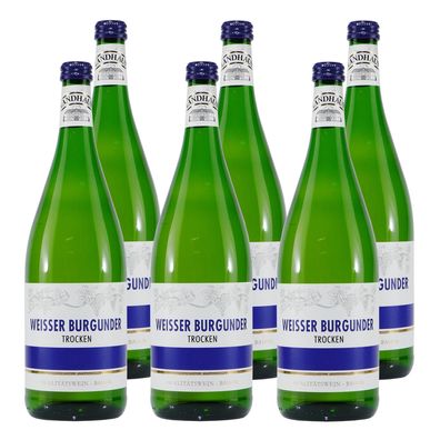 Landhaus Weisser Burgunder -trocken- (6 x 1,0L)