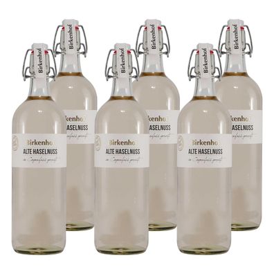 Birkenhof Alte Haselnuss Nussbrand (6 x 1,0L)