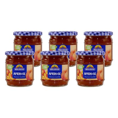 Mühlhäuser Aprikose Konfitüre (8 x 450g)