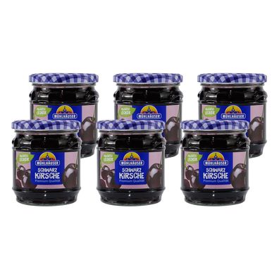 Mühlhäuser Schwarzkirsch Konfitüre (8 x 450g)