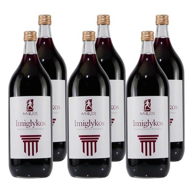 Mirios Imiglykos Rotwein -lieblich- (6 x 2,0L)