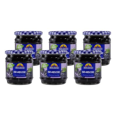 Mühlhäuser Brombeere Konfitüre (8 x 450g)