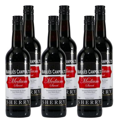 Marqués Campoalto Sherry -Medium Sweet- (6 x 0,75L)