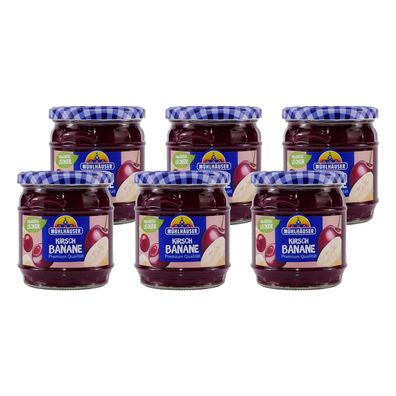 Mühlhäuser Kirsch-Banane Konfitüre (8 x 450g)