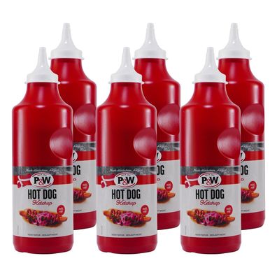 P&W Hot Dog Ketchup (6 x 900g)