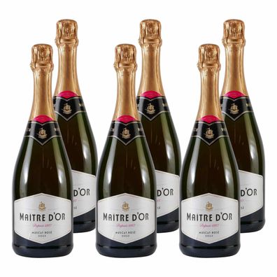 Maitre d´Or Sekt Muscat Rosé -doux- (6 x 0,75L)