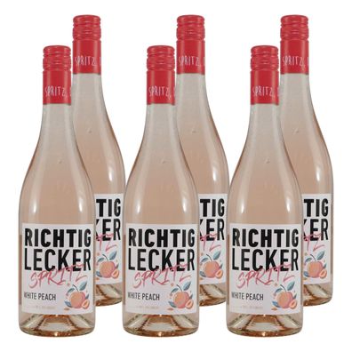 Richtig Lecker White Peach Spritz (6 x 0,75L)