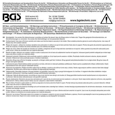 BGS-7953 I Universalmesser Abbrechmesser, 4-tlg. Cuttermesser