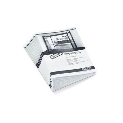 GEZE Prüfbuch für Feststellanlagen