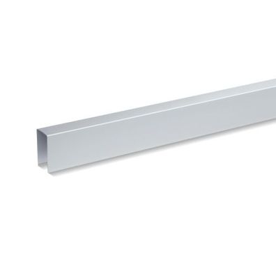 GEZE Blende Mitte 55 mm für ISM / E-ISM Gleitschiene BG 1684 mm silberfarbig