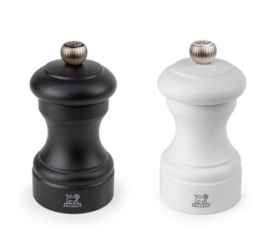 Peugeot Mühlen-Set Bistro pm&sm 10cm matt schwarz/weiß