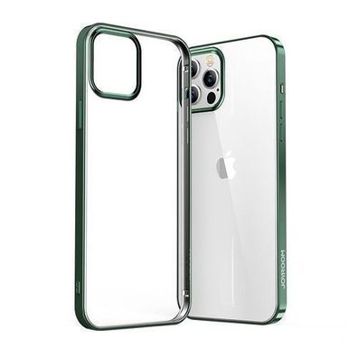 Joyroom Transparente Schutzhülle mit Metallrahmen ultradünn für iPhone 12 Pro Ma