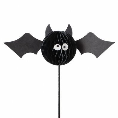 Fledermaus a. Stab schmale Flügel L: 15 cm B: 5 cm H: 27 cm