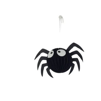Hängefigur Spinne schwarz L: 20 cm B: 8 cm H: 17 cm