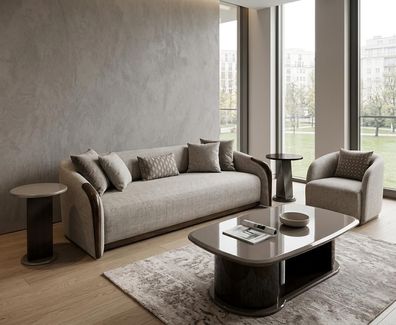 Wohnzimmer Set Couchtisch Beistelltisch Modern Komfortabel
