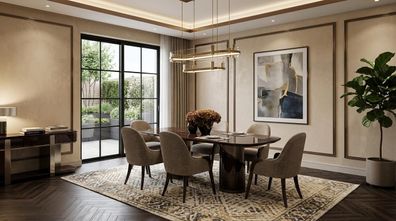 Esszimmer set Esstisch 6x Stühle Moderner Stil Robust Hochwertig