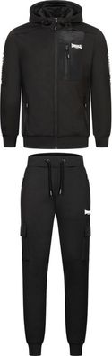 Lonsdale Bulough Herren Trainingsanzug mit Kapuze normale Passform