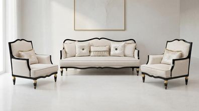 Sofa set Sofa Sessel Modern Stil Wohnzimmer Komfortabel