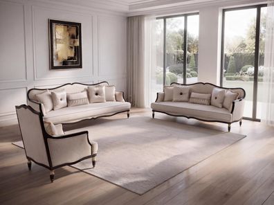 Sofa set Sofa Sessel Modern Stil Raffiniert Komfortabel